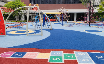 幼兒園塑膠跑道、EPDM塑膠地面