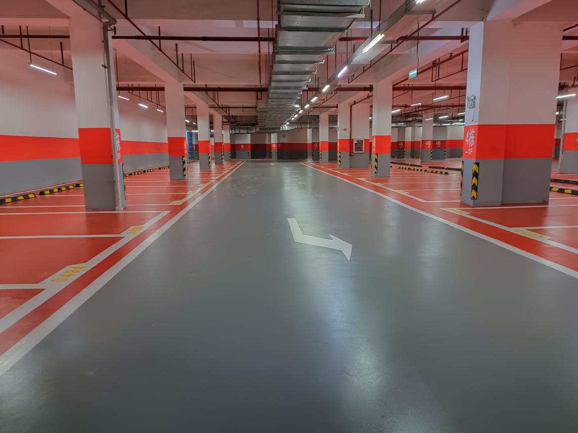 地下停車場(chǎng)車庫地坪成品