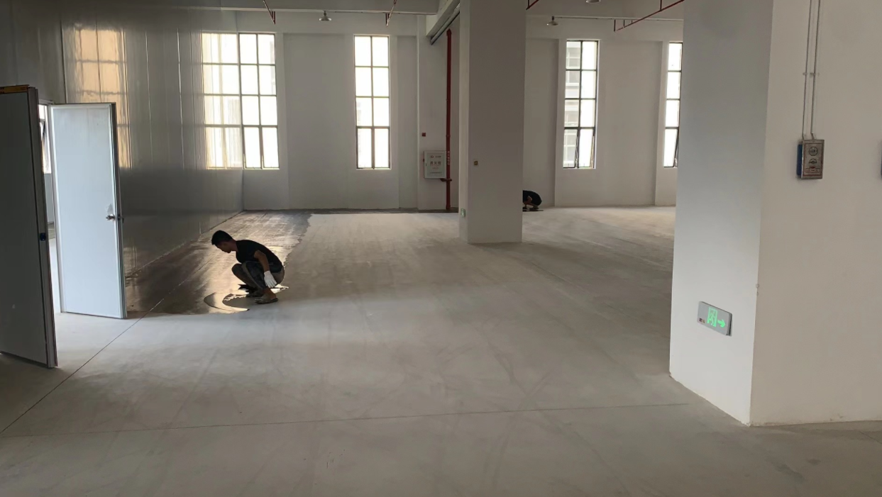 惠州仲愷高新區群益智能制造園地坪漆工程